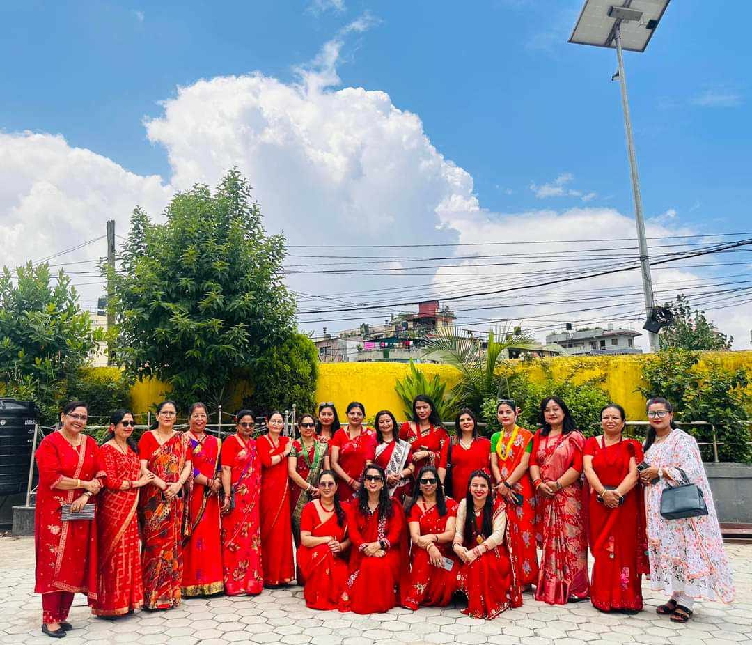 Teej Celebration at Guhyeshwory Secondary School